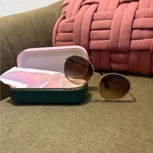 Kate Spade Gradient Rose Gold Sunglasses